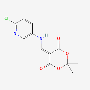5-[[(6-chloro-3-pyridinyl)amino]methylene]-2,2-dimethyl-1,3-Dioxane-4,6-dione