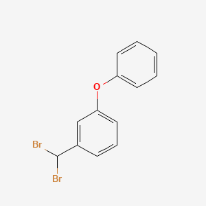 molecular formula C13H10Br2O B8760669 1-(Dibromomethyl)-3-phenoxybenzene CAS No. 53874-67-2