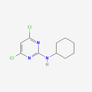 4,6-dichloro-N-cyclohexylpyrimidin-2-amine