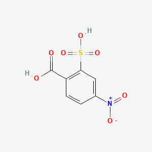 molecular formula C7H5NO7S B8760694 4-Nitro-2-sulfobenzoic acid CAS No. 22952-26-7