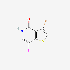 3-Bromo-7-iodothieno[3,2-c]pyridin-4(5H)-one