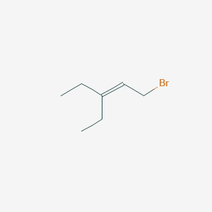 1-Bromo-3-ethyl-2-pentene