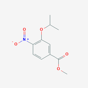 molecular formula C11H13NO5 B8760717 Methyl 3-isopropoxy-4-nitrobenzoate 
