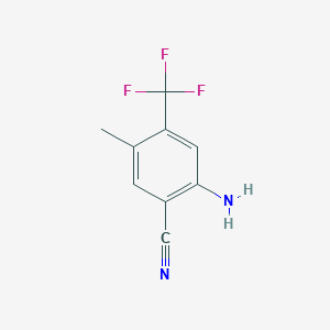 2-Amino-5-methyl-4-trifluoromethylbenzonitrile