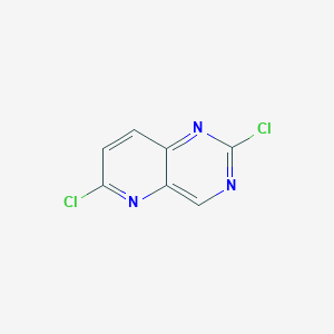 molecular formula C7H3Cl2N3 B8760760 2,6-Dichloropyrido[3,2-D]pyrimidine CAS No. 1060816-73-0