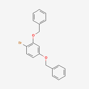 molecular formula C20H17BrO2 B8760829 2,4-Dibenzyloxybromobenzene CAS No. 55583-11-4