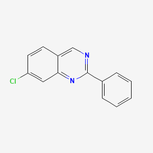 molecular formula C14H9ClN2 B8760871 7-Chloro-2-phenylquinazoline 