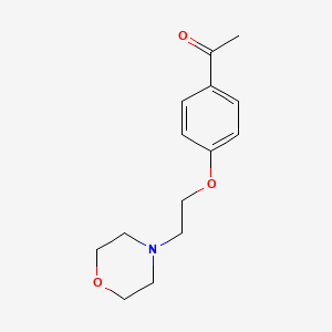 molecular formula C14H19NO3 B8760883 4'-(2-Morpholinoethoxy)acetophenone 