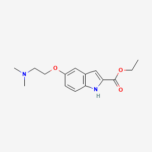 Ethyl 5-(2-(dimethylamino)ethoxy)-1H-indole-2-carboxylate