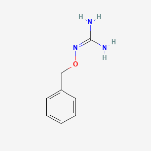 molecular formula C8H11N3O B8760971 Guanidine, (benzyloxy)- CAS No. 705-98-6