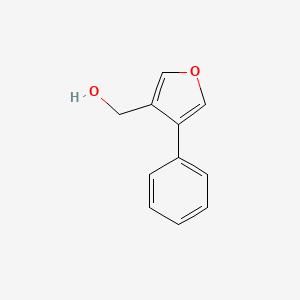 molecular formula C11H10O2 B8760980 (4-Phenylfuran-3-yl)methanol CAS No. 136688-84-1