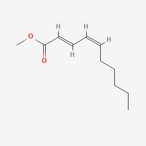 molecular formula C11H18O2 B8760984 Methyl (2E,4Z)-2,4-decadienoate 