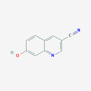 molecular formula C10H6N2O B8761003 3-Cyano-7-hydroxyquinoline 