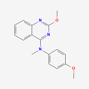 molecular formula C17H17N3O2 B8761042 (2-Methoxy-quinazolin-4-yl)-(4-methoxyphenyl)-methylamine CAS No. 827030-82-0