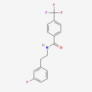 N-(3-fluorophenethyl)-4-(trifluoromethyl)benzamide