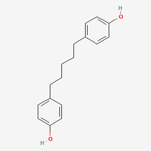 molecular formula C17H20O2 B8761066 4,4'-Pentane-1,5-diyldiphenol CAS No. 10365-62-5