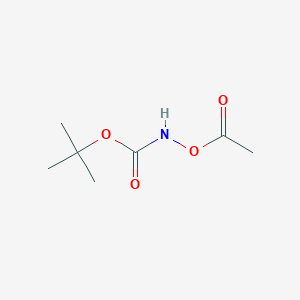 molecular formula C7H13NO4 B8761084 (Acetyloxy)-carbamic acid tert-butyl ester CAS No. 99768-83-9
