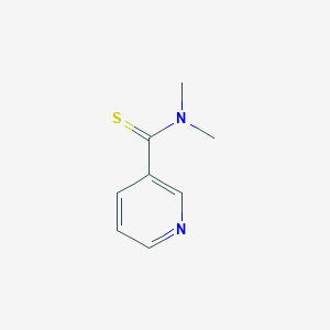 molecular formula C8H10N2S B8761095 3-Dimethylthiocarbamoylpyridine CAS No. 54794-32-0