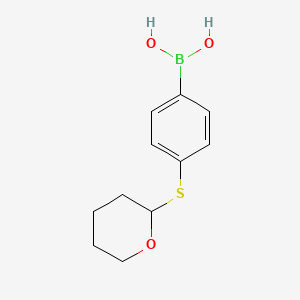 4-(Tetrahydro-2H-pyran-2-ylsulfanyl)phenylboronic acid