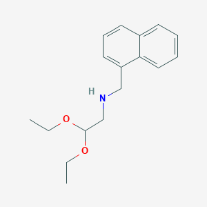 molecular formula C17H23NO2 B8761167 2,2-diethoxy-N-(naphthalen-1-ylmethyl)ethanamine 