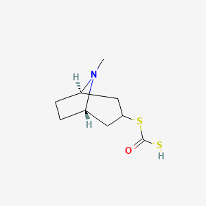 molecular formula C9H15NOS2 B8761236 Tropine-3-xanthate 