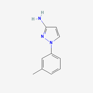 molecular formula C10H11N3 B8761282 1-m-tolyl-1H-pyrazol-3-amine 