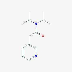 molecular formula C13H20N2O B8761303 N,N-Di(propan-2-yl)-2-(pyridin-3-yl)acetamide CAS No. 916598-50-0