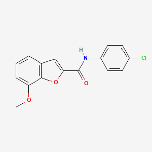 N-(4-chlorophenyl)-7-methoxybenzofuran-2-carboxamide