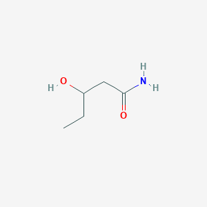 molecular formula C5H11NO2 B8761342 3-Hydroxyvaleramide CAS No. 155053-71-7