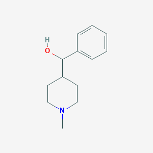 molecular formula C13H19NO B8761354 (1-Methylpiperidin-4-yl)(phenyl)methanol CAS No. 92196-29-7