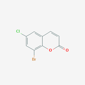 molecular formula C9H4BrClO2 B8761356 8-Bromo-6-chloro-2H-chromen-2-one CAS No. 188813-16-3