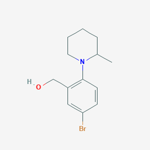 (5-Bromo-2-(2-methylpiperidin-1-YL)phenyl)methanol