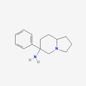 6-Phenyloctahydroindolizin-6-amine