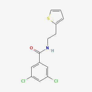 3,5-dichloro-N-[2-(thiophen-2-yl)ethyl]benzamide