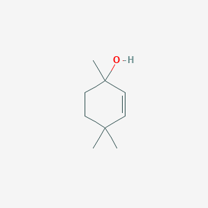 molecular formula C9H16O B8761385 1,4,4-Trimethylcyclohex-2-en-1-ol CAS No. 60934-84-1