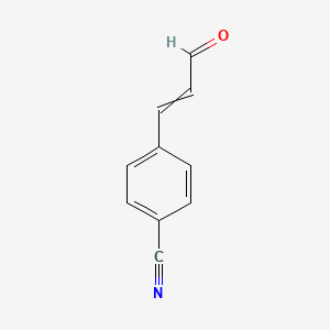 molecular formula C10H7NO B8761450 p-Cyanocinnamaldehyde 