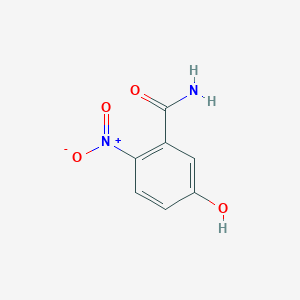 molecular formula C7H6N2O4 B8761517 5-Hydroxy-2-nitrobenzamide 