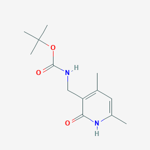 Tert-butyl ((4,6-dimethyl-2-oxo-1,2-dihydropyridin-3-yl)methyl)carbamate