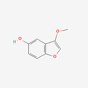 molecular formula C9H8O3 B8761578 3-Methoxybenzofuran-5-ol 