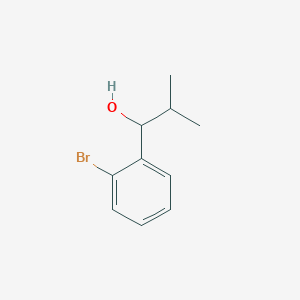 molecular formula C10H13BrO B8761700 1-(2-Bromophenyl)-2-methylpropan-1-ol CAS No. 253309-48-7