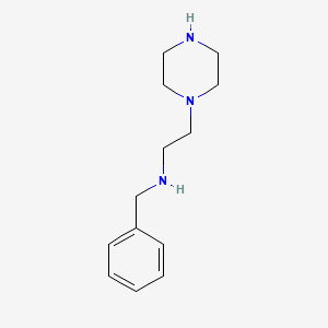 molecular formula C13H21N3 B8761721 N-Benzyl-2-(piperazin-1-yl)ethan-1-amine CAS No. 135330-51-7