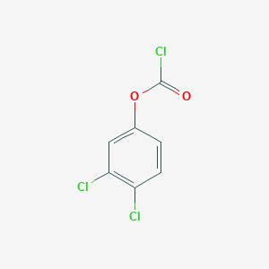 molecular formula C7H3Cl3O2 B8761786 3,4-Dichlorophenyl chloroformate 