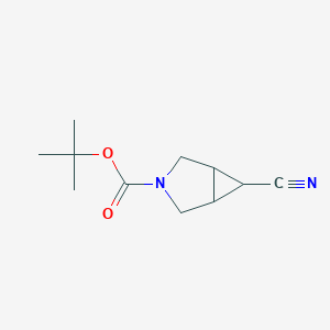 molecular formula C11H16N2O2 B8761797 3-Tert-butyl 6-cyano-3-azabicyclo[3.1.0]hexane-3-carboxylate 