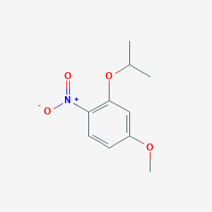 molecular formula C10H13NO4 B8761799 2-Isopropoxy-4-methoxy-1-nitrobenzene 