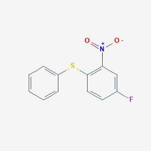 4-Fluoro-2-nitro-1-phenylsulfanyl-benzene