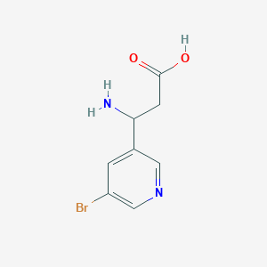 3-amino-3-(5-bromopyridin-3-yl)propanoic acid