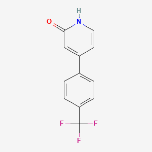 molecular formula C12H8F3NO B8761926 2-Hydroxy-4-(4-trifluoromethylphenyl)pyridine CAS No. 942947-10-6