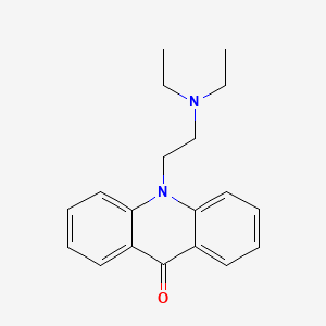 molecular formula C19H22N2O B8761938 9(10H)-Acridinone, 10-(2-(diethylamino)ethyl)- CAS No. 60536-22-3