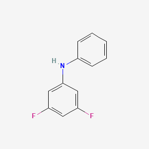 molecular formula C12H9F2N B8761957 3,5-Difluoro-n-phenylaniline CAS No. 330-31-4