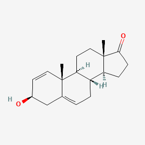 molecular formula C19H26O2 B8761996 Androsta-1,5-dien-17-one, 3-hydroxy-, (3beta)- 